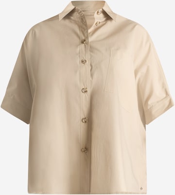 Ottod’Ame - Blusa em bege: frente