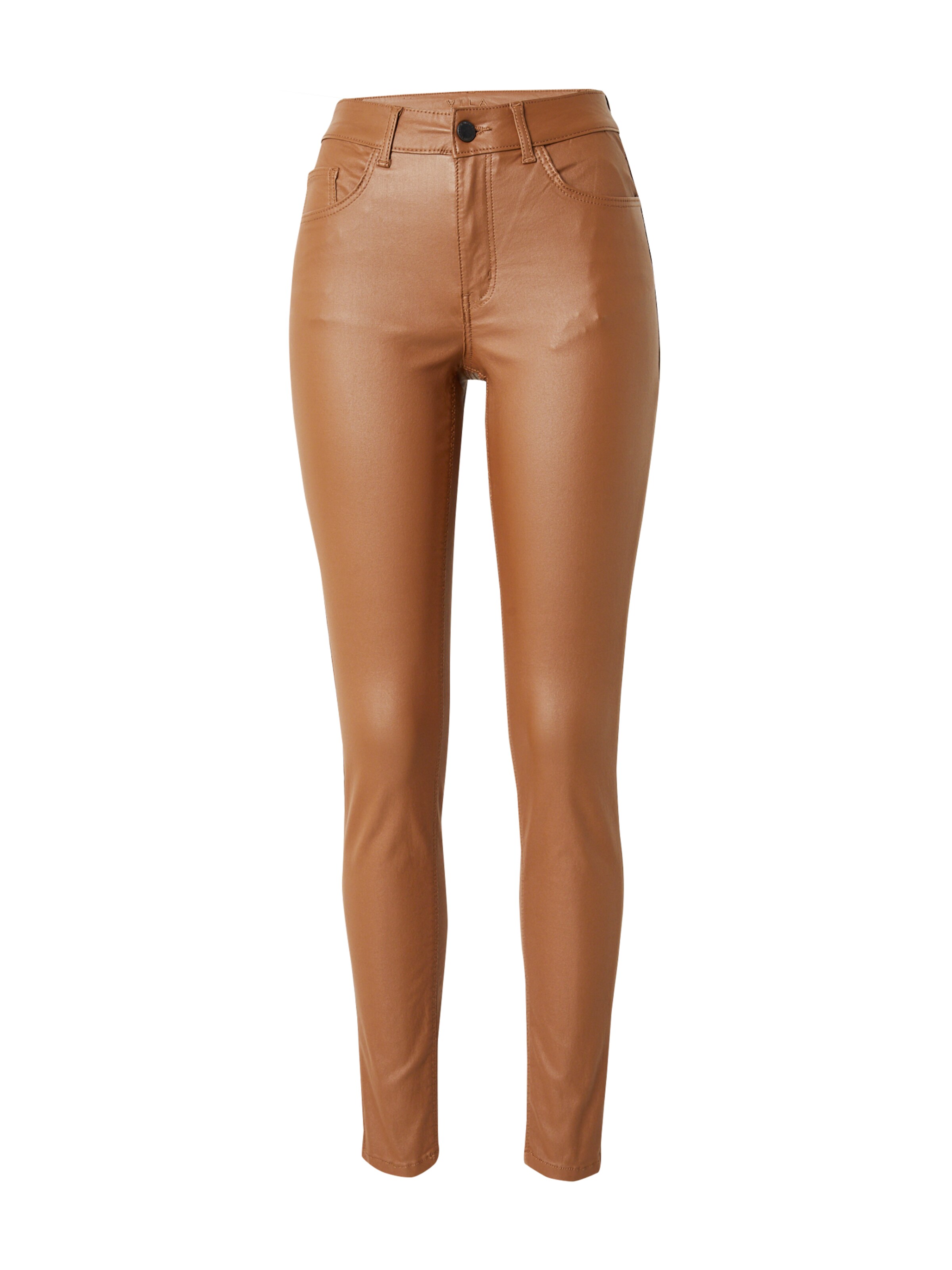 VILA Trousers 'VISarah' in Brown: front