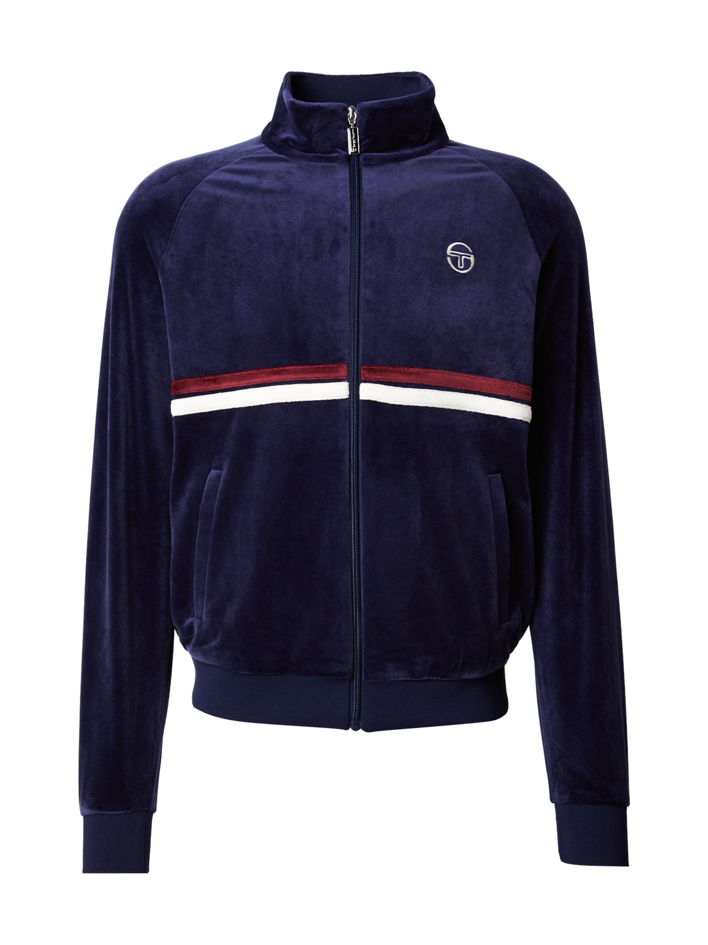 Sergio Tacchini Sweat jacket 'Dallas 024' in Navy / Red / White, Item view