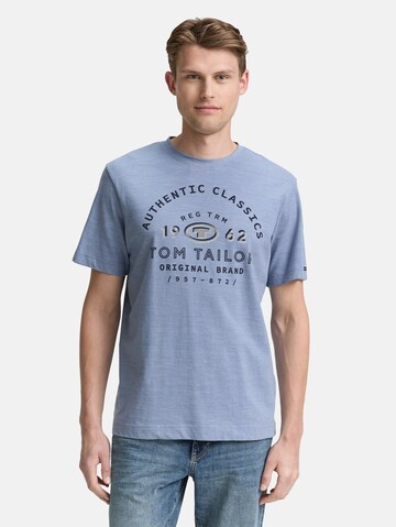 TOM TAILOR Shirt in Blauw: voorkant