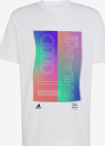 ADIDAS PERFORMANCE Koszulka funkcyjna 'Audi Revolut F1 Team Teamgeist' w kolorze biały: przód