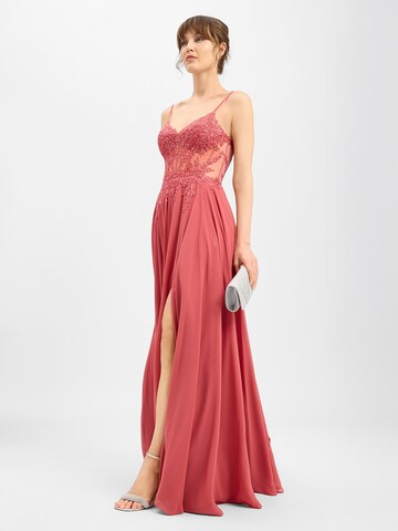 Robe de soirée Luxuar Fashion en rouge