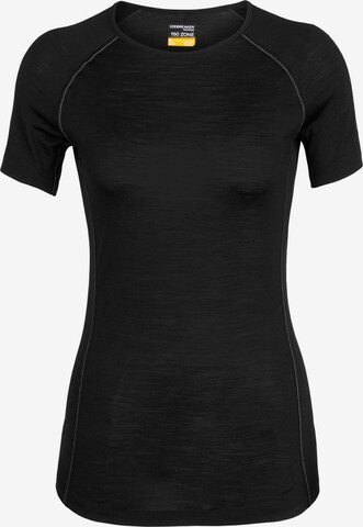 Base layer di ICEBREAKER in nero: frontale