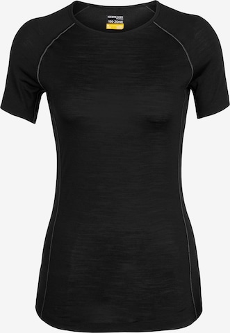 ICEBREAKER Base Layer in Schwarz: predná strana