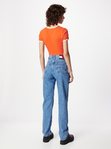 Tommy Jeans - Tapered Calças de ganga 'JULIE' em azul