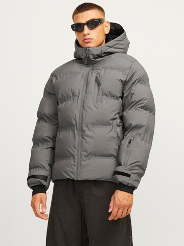 JACK & JONES Winterjas 'JCOSweep' in Grijs: voorkant