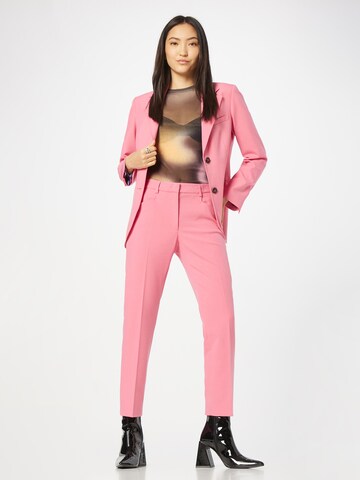 MAX&Co. Regular Pleat-Front Pants 'ADDA' in Pink