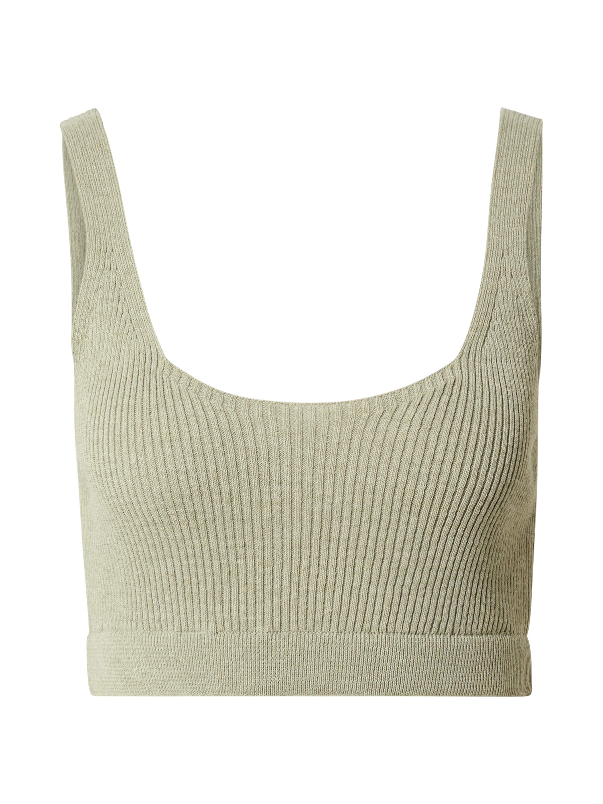 NU-IN Vyšívaný top - Zelená: predná strana