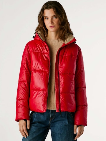 Veste d’hiver 'Sussy' Pepe Jeans en rouge : devant