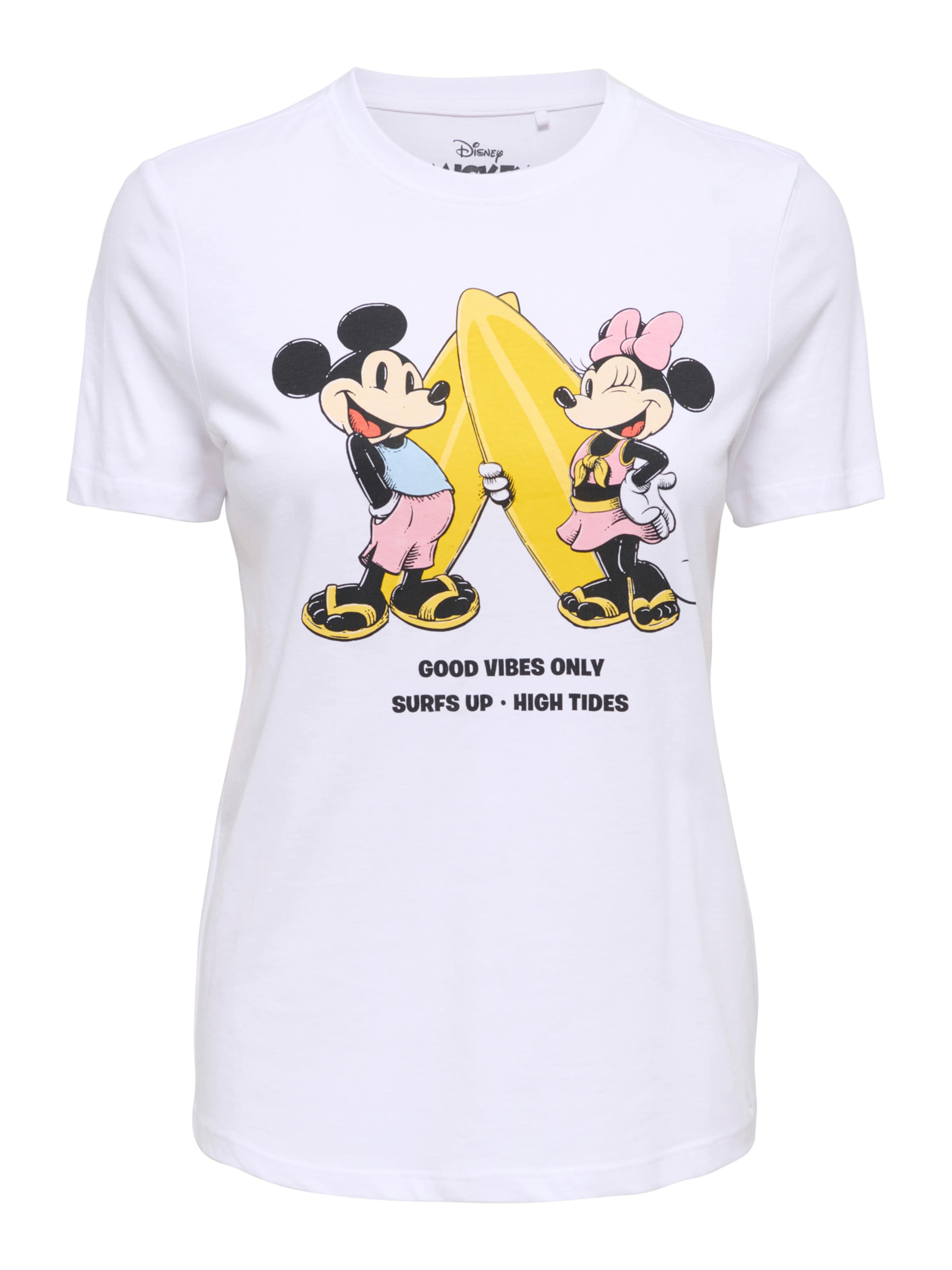 ONLY Paita 'ONLMICKEY MINNIE' värissä valkoinen: etupuoli