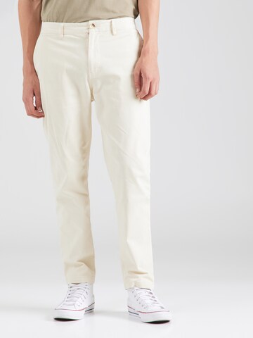 SCOTCH & SODA Tapered Chino Pants in Beige: front