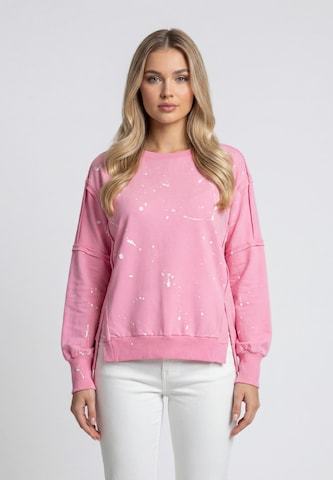 Sweat-shirt MAIRE en rose : devant