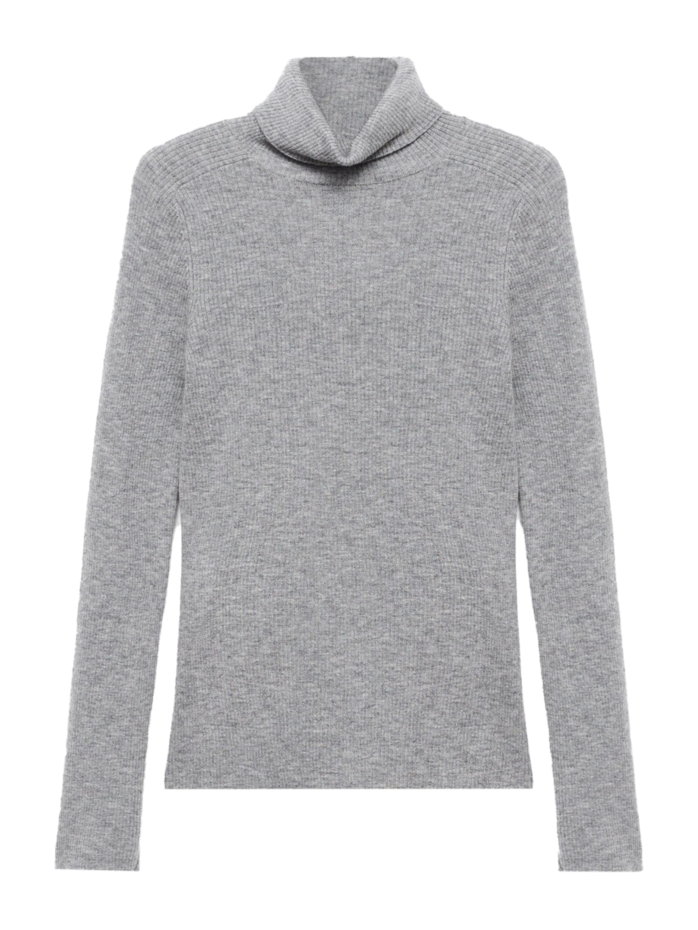 MANGO Пуловер 'LANOTE' в сиво: отпред