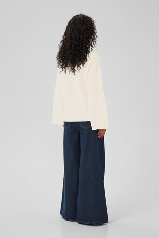 Pull-over 'Huxi' My Essential Wardrobe en blanc