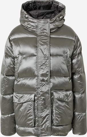 Herrlicher Winter Jacket in Grey: front