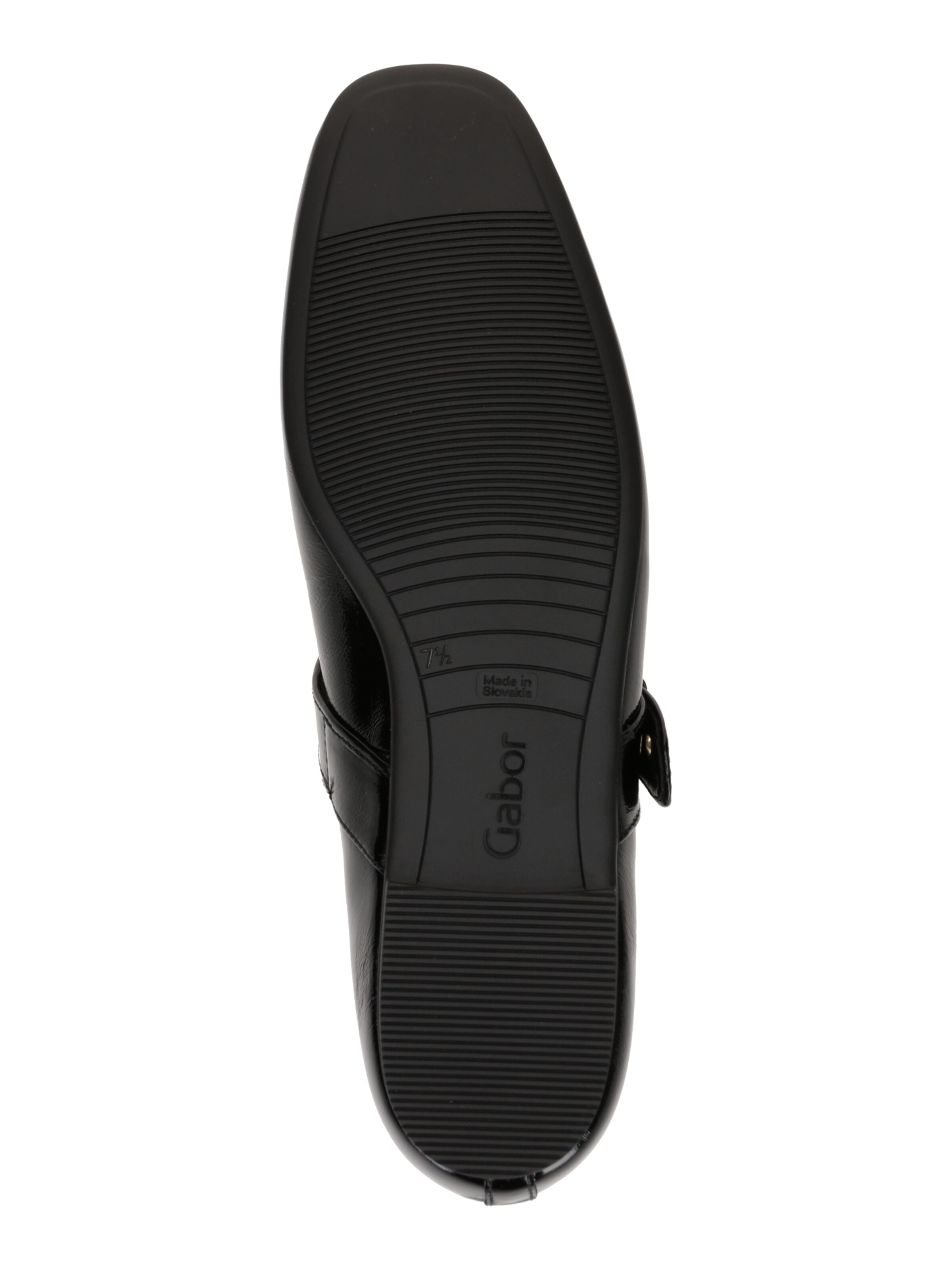 GABOR Балетки с ремешком в Черный