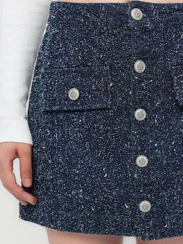 Jupe 'ONLAMAN' ONLY en bleu