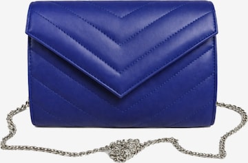 Pochette 'Val Blue Silver Clutch' Sellenes en bleu : devant