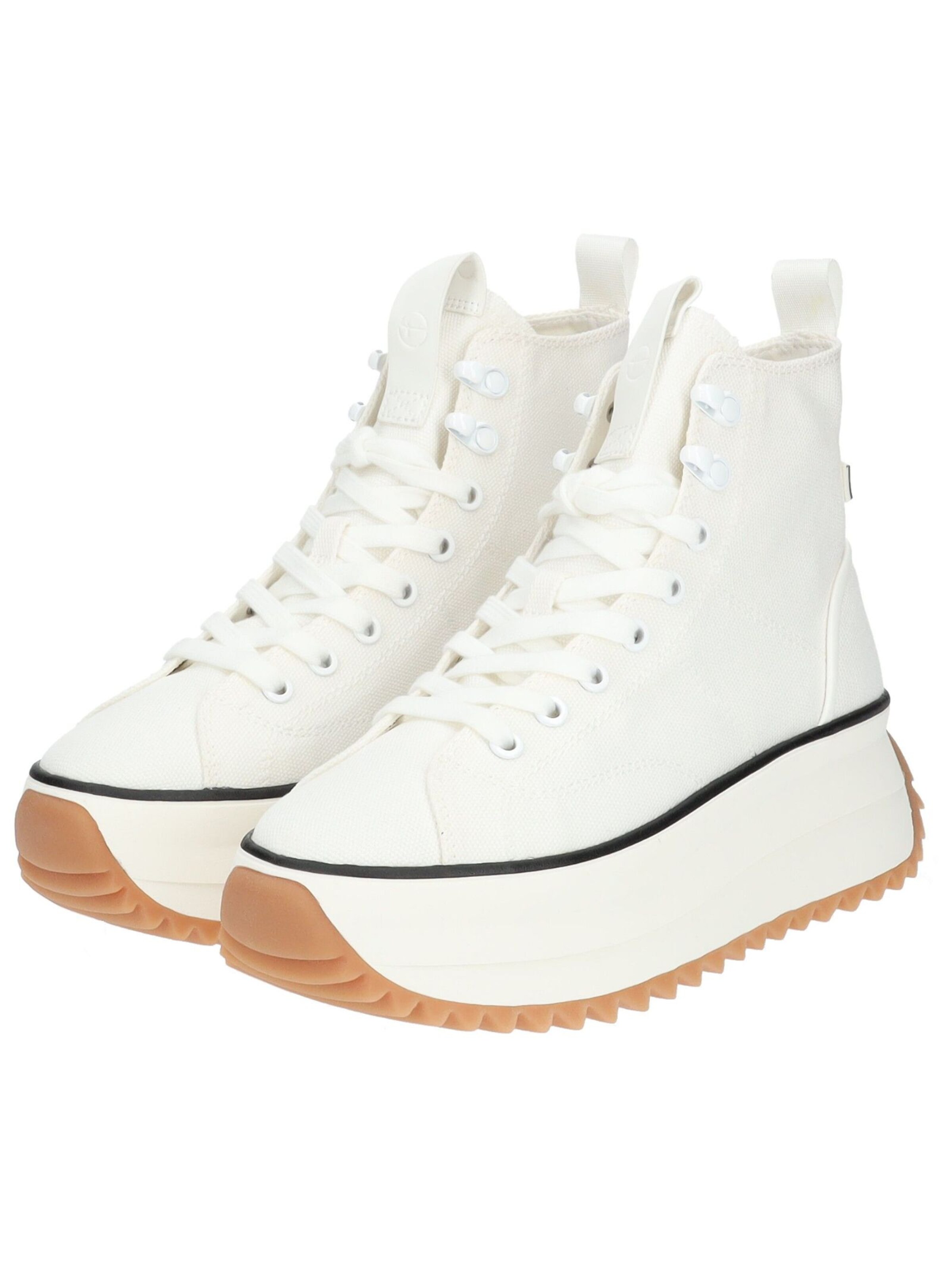 Sneaker alta di Tamaris in bianco