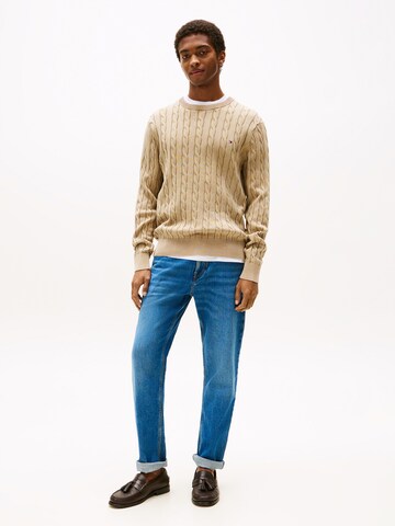 TOMMY HILFIGER Pulover 'CLASSIC' | rjava barva