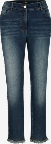 MIAMODA Skinny Jeans in Blue: front