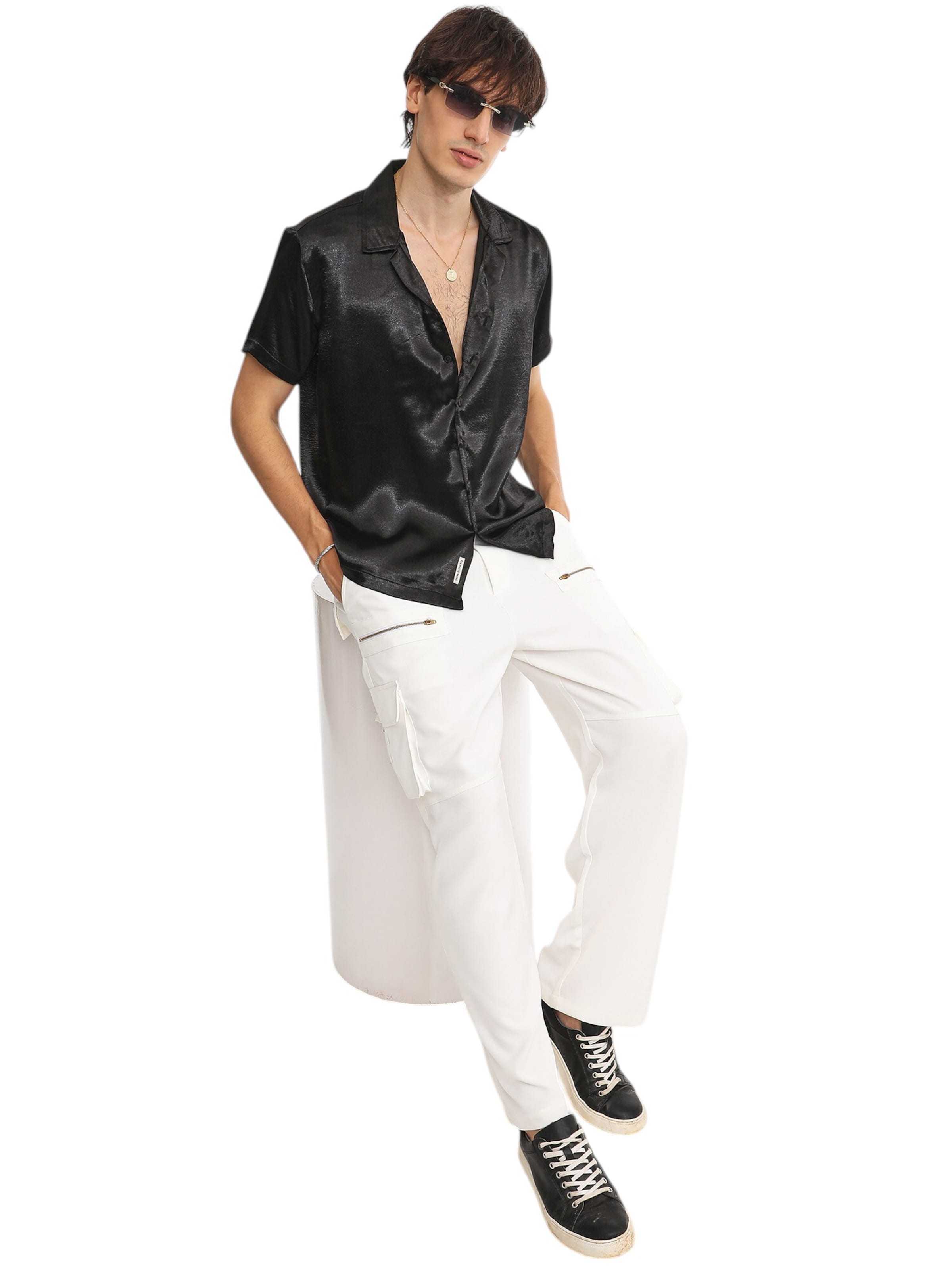 Campus Sutra Regular fit Ing ' Zelda ' - fekete