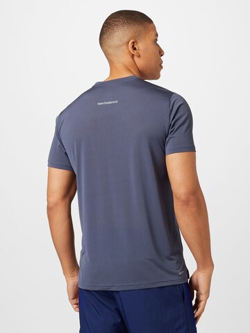 new balance Functioneel shirt 'Accelerate' in Blauw