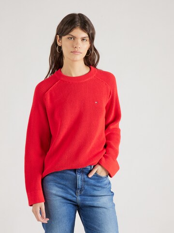 Pull-over TOMMY HILFIGER en rouge : devant