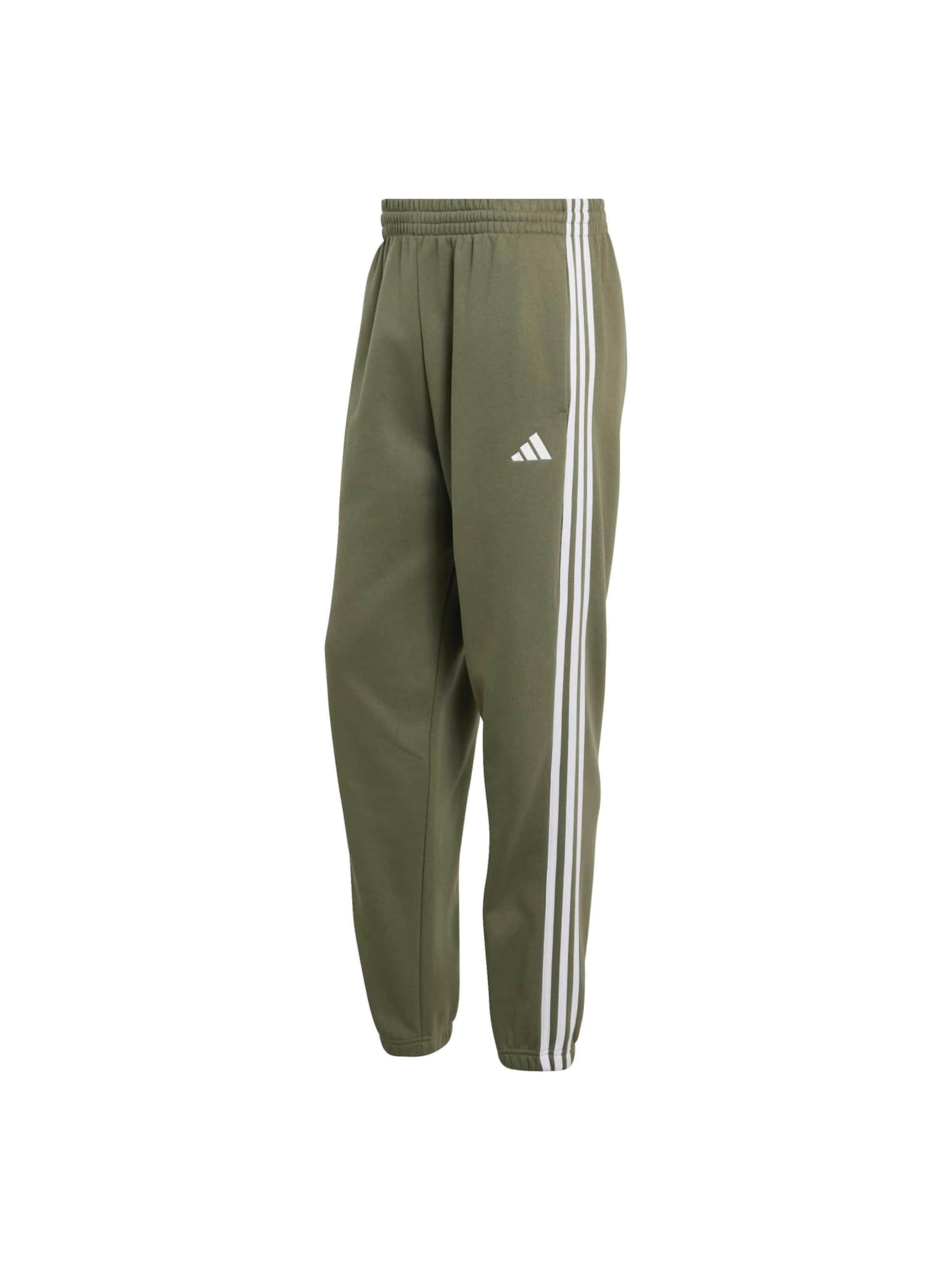 ADIDAS SPORTSWEAR Tapered Sports trousers in Green: front