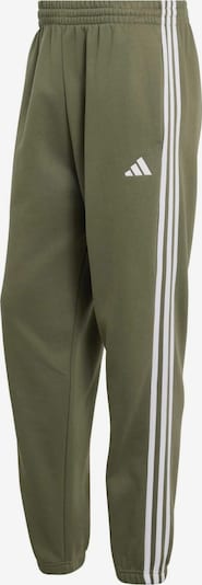ADIDAS SPORTSWEAR Urheiluhousut koossa XS värissä khaki / valkoinen, Tuotenäkymä