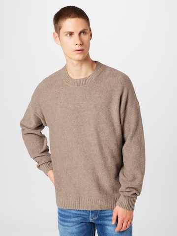 Hailys Men Sweater 'Carson' in Brown: front