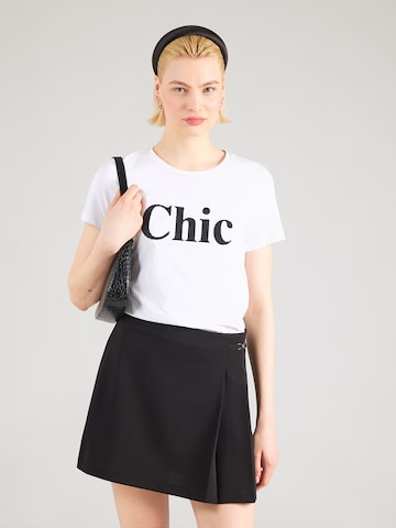 Tricou de la MORE & MORE pe alb: față