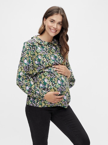 MAMALICIOUS Bluse 'Garcia Lia' i blandingsfarvet: forside