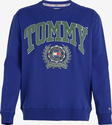 Tommy Jeans Plus Sweatshirt in Blauw: voorkant