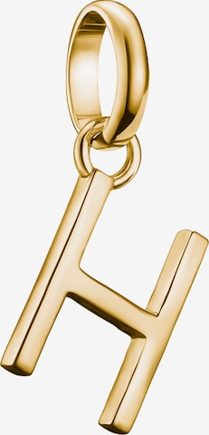 Thomas Sabo Anhänger 'Buchstabe H' in Gold: Vorderseite