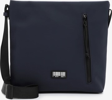 Borsa a spalla ' Kairo ' di Emily & Noah in blu: frontale