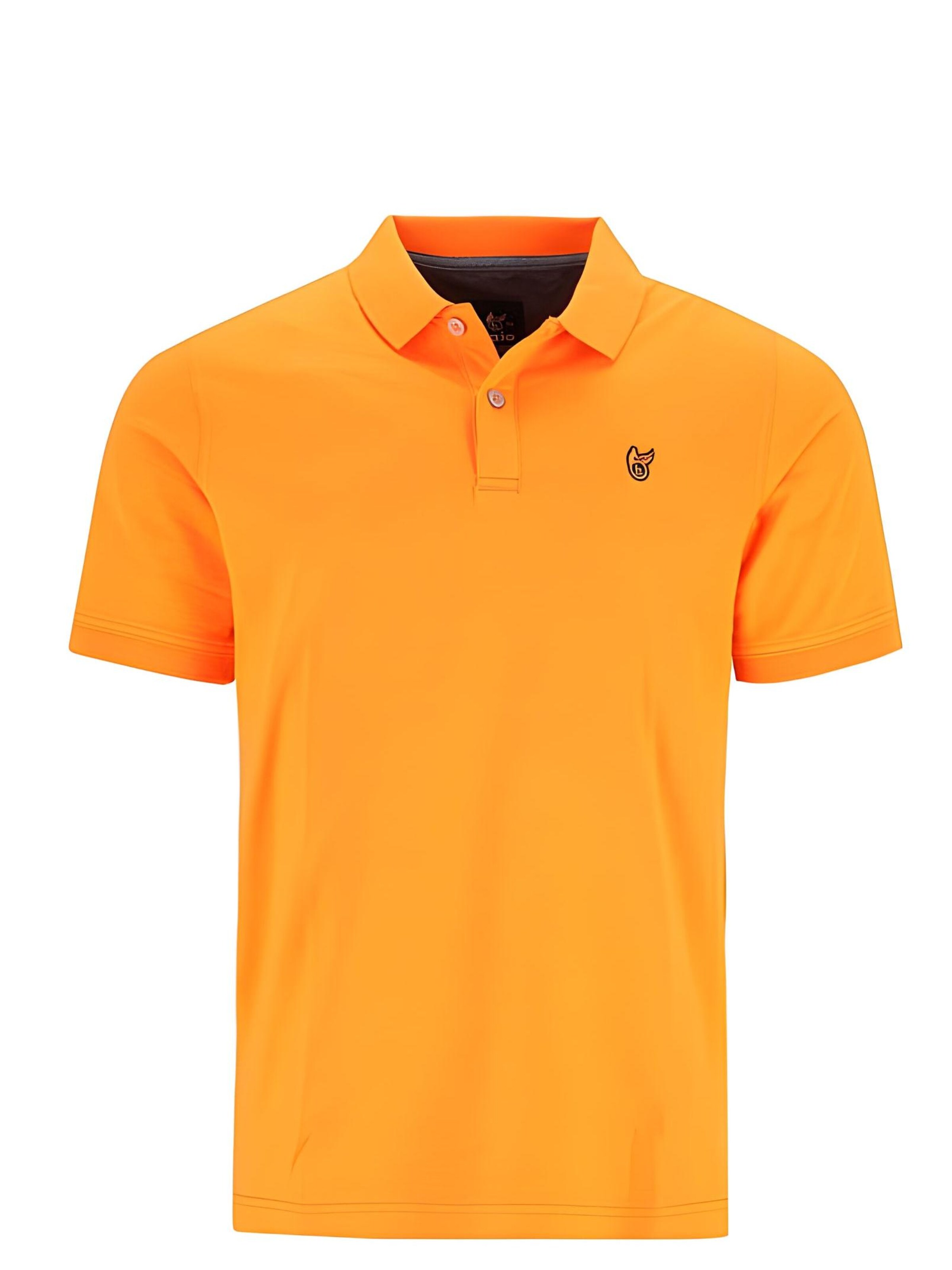 HAJO Shirt 'Basic Piqué-Poloshirt'‌‌‌‌‌‌‌‌ in Orange: Vorderseite