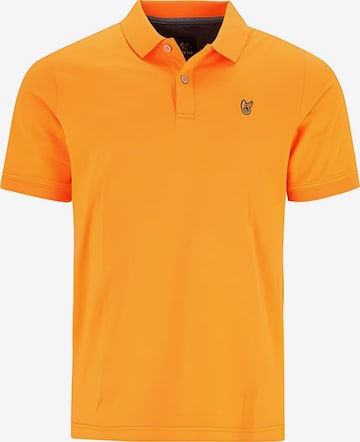 HAJO Shirt 'Basic Piqué-Poloshirt' in Orange: Vorderseite
