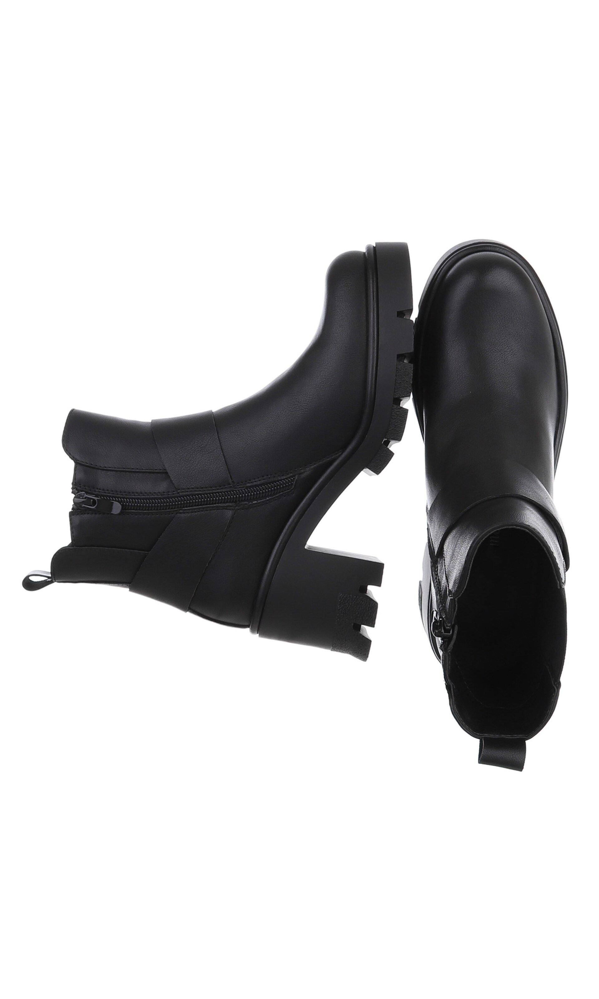Ital-Design Stiefelette in Schwarz