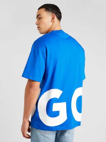 HUGO Koszulka 'Nannavaro' w kolorze niebieski