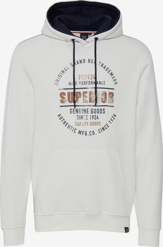 FQ1924 Sweatshirt 'THORIN' in White: front