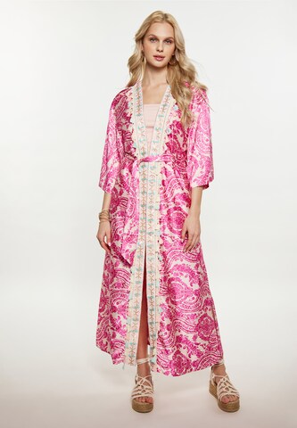 IZIA Kimono in Roze: voorkant