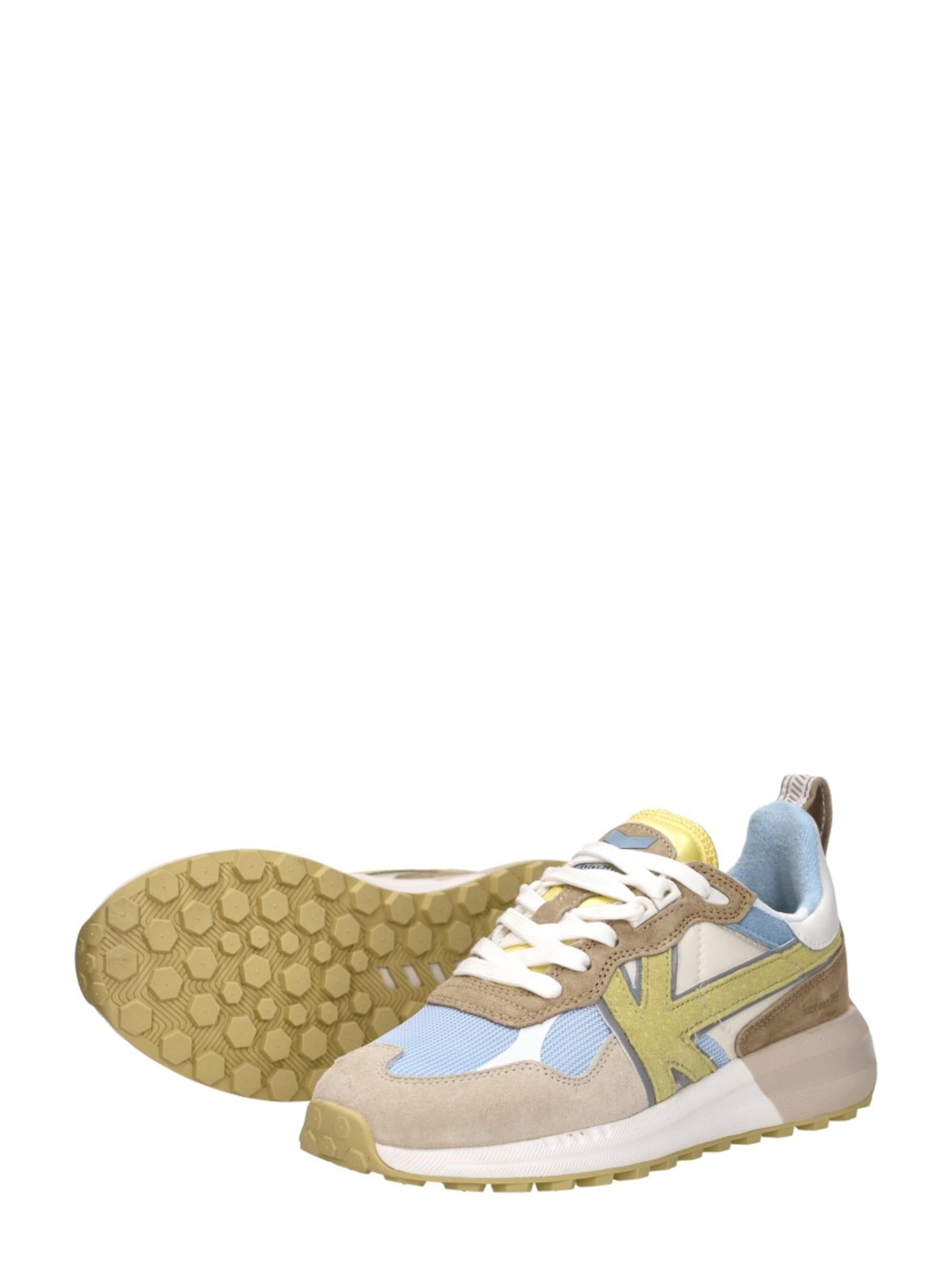 Kaotiko Sneakers laag 'Detroit' in Geel