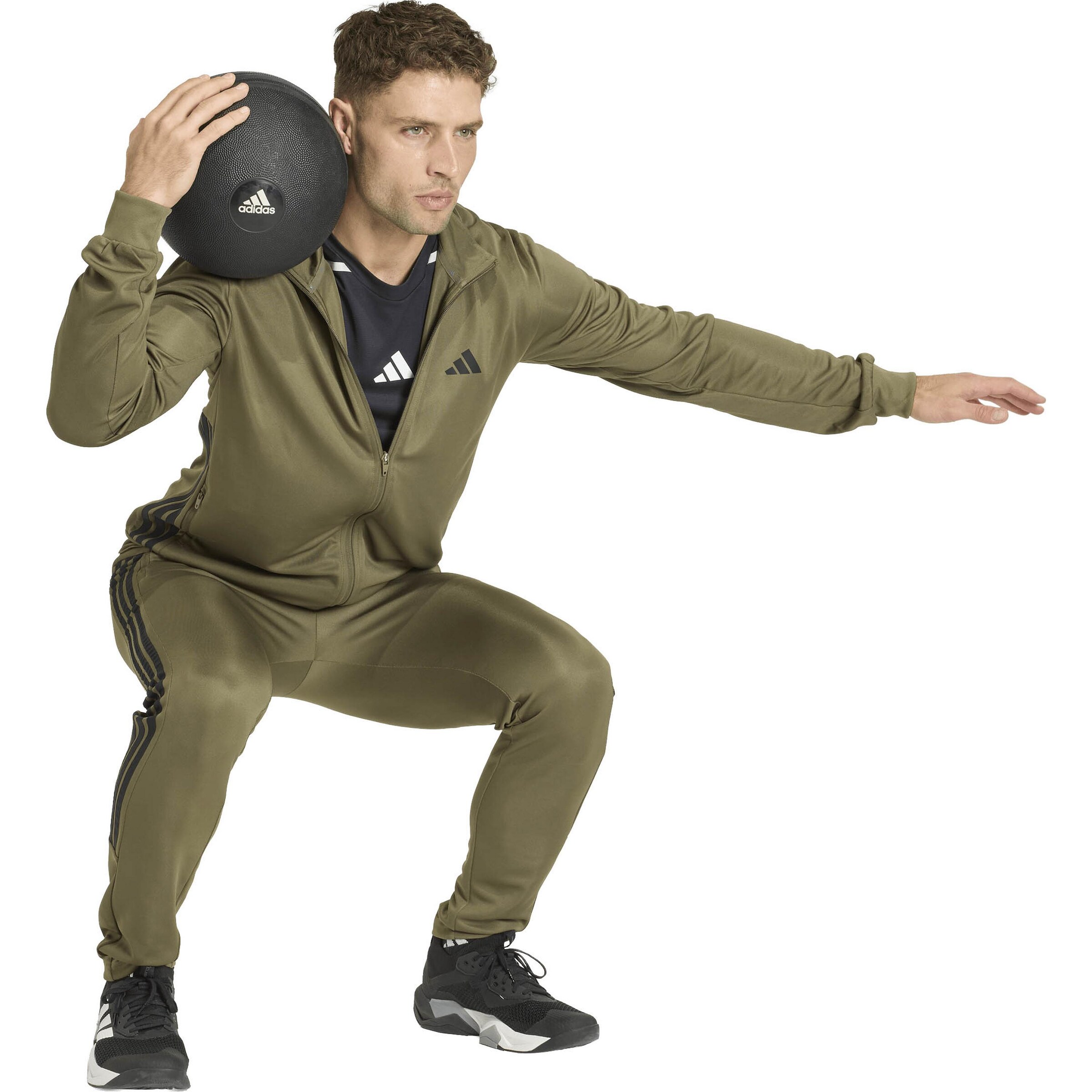 ADIDAS PERFORMANCE Slim fit Workout Pants 'WE Allset' in Green