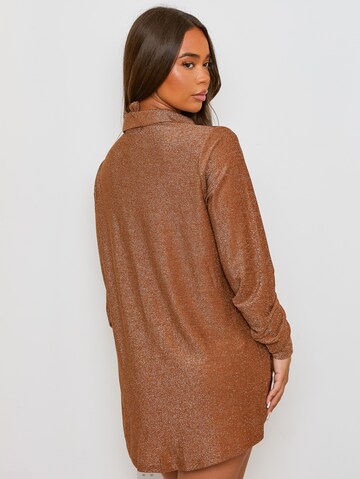 Moda Minx Bluse 'Lumiere' in Braun