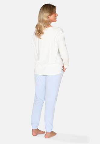 CC DK - Camiseta para dormir 'Britt' en blanco: atrás