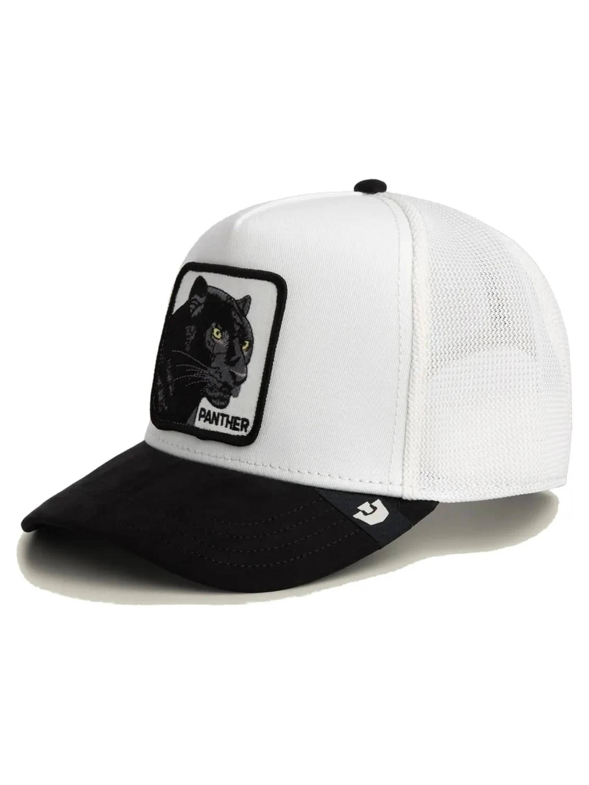 GOORIN Bros.Šilterica 'Gorra goorin bros blanca pantera suede black panther trucker cap' - bijela boja