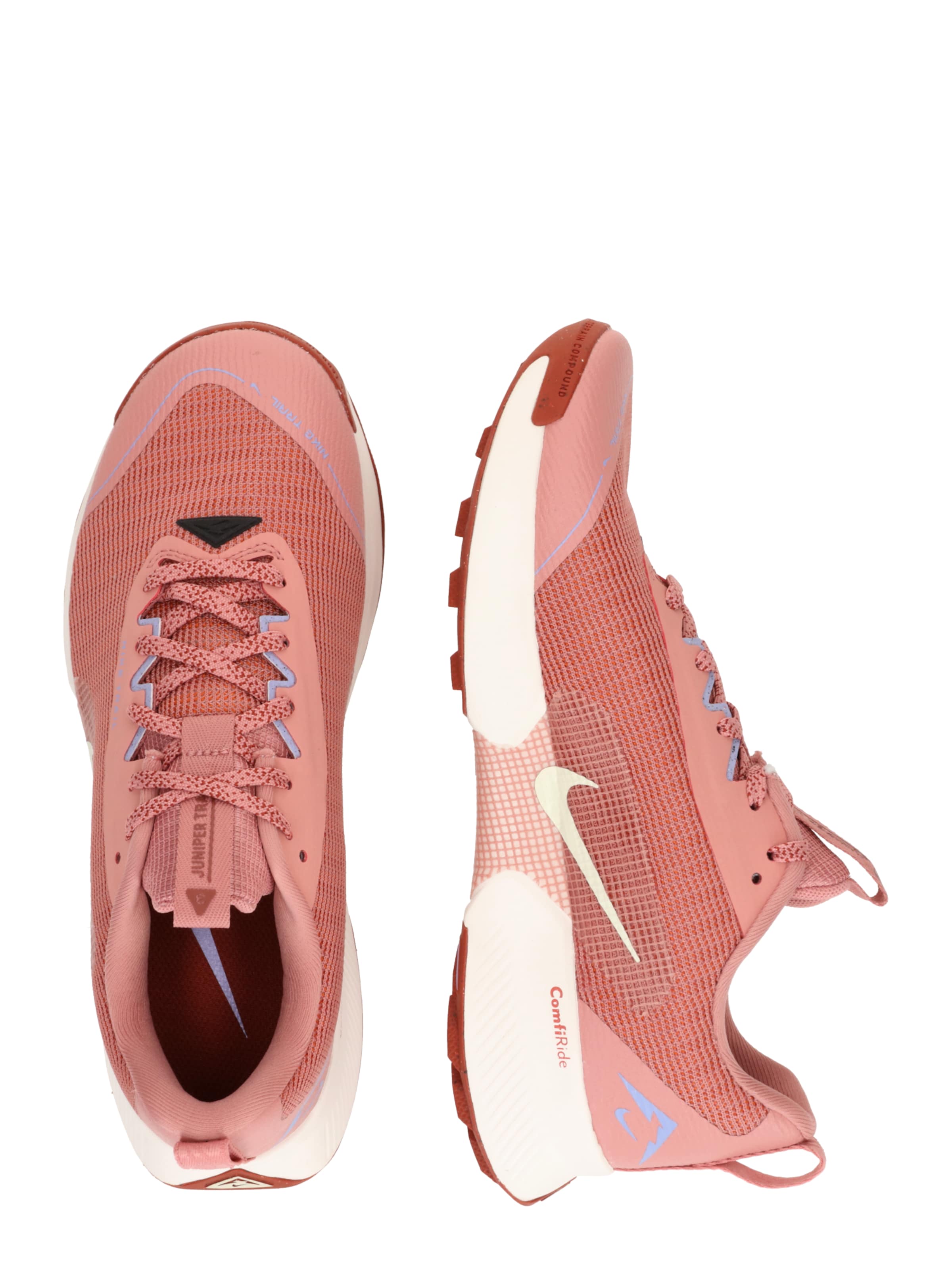 Nike Sportswear Platform trainers 'JUNIPER TRAIL 3' in Red: side