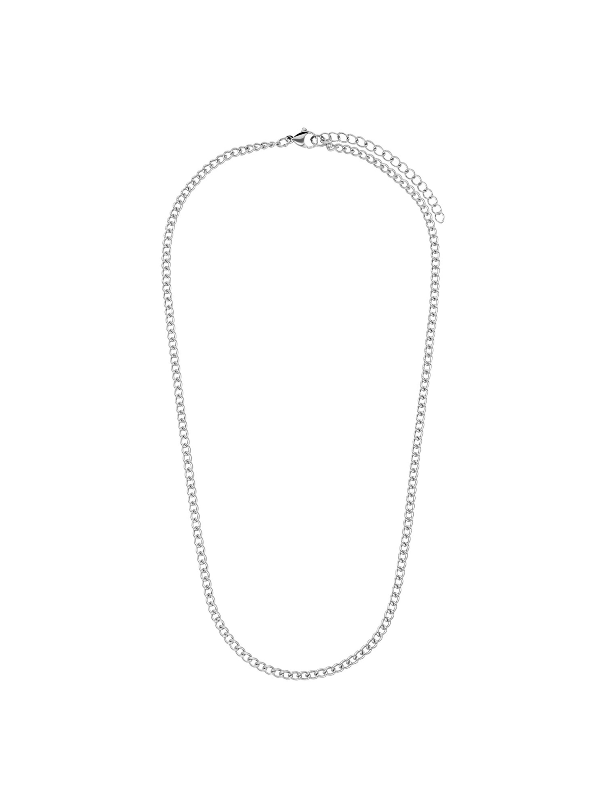 Lucardi Ketting in Zilver: voorkant