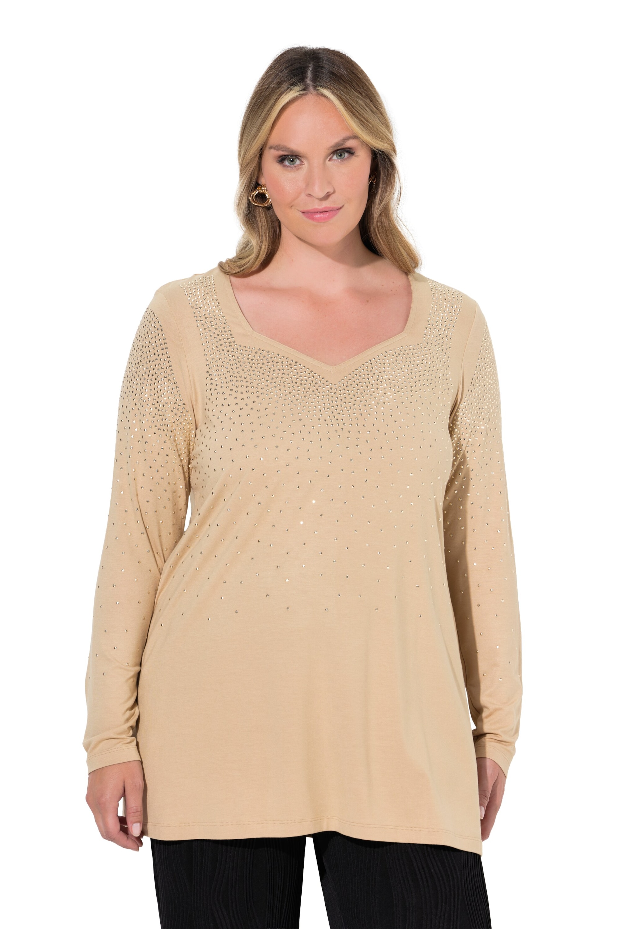 MIAMODA Shirt in Beige: front
